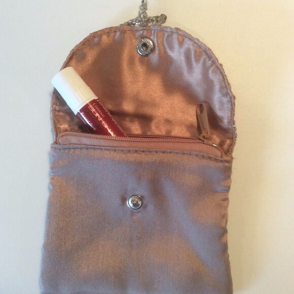 Clutch Purse Bundle Skin Care Wedding Lipstick Evening Coin Pouch Hair Towel - Picture 6 of 11